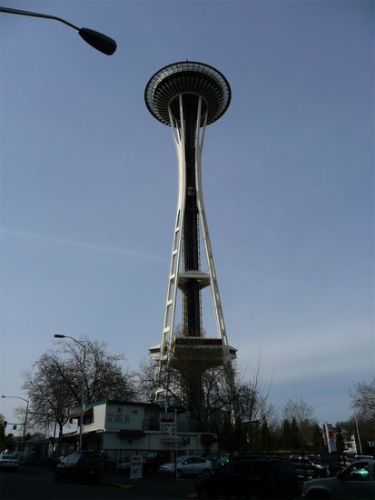 Das Wahrzeichen von Seattle "Space Needle"