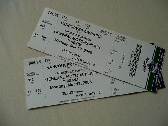 Meine Tickets!!