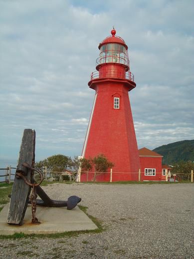Einer von vielen Leuchttürmen in der Gaspésie
