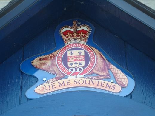 Das Wappen- und Wahrzeichen von Québec