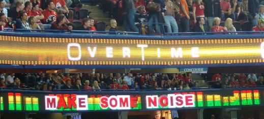 Die Fans müssen dazu aufgefordert werden, Stimmung zu machen!
