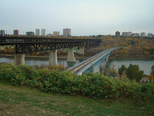 Aussicht auf Edmonton