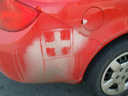 Und das ist eigentlich noch nichts, ihr hättet das ganze Auto sehen sollen!