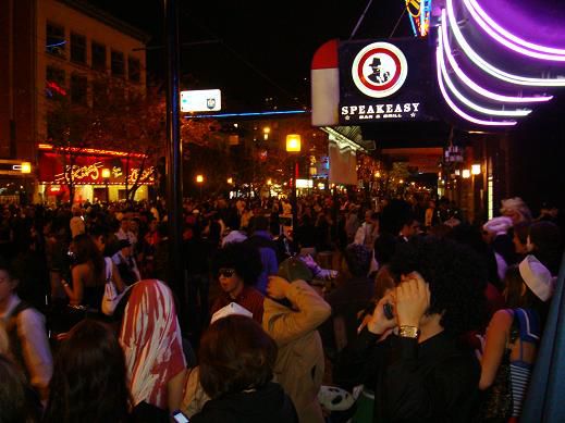 "Granvillestreet" in der Halloweennacht