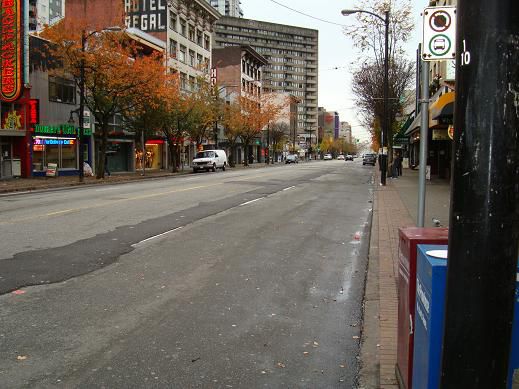 "Granvillestreet" am Morgen danach