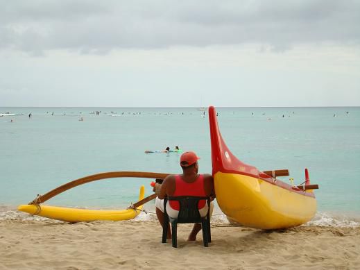 Am Waikiki Beach