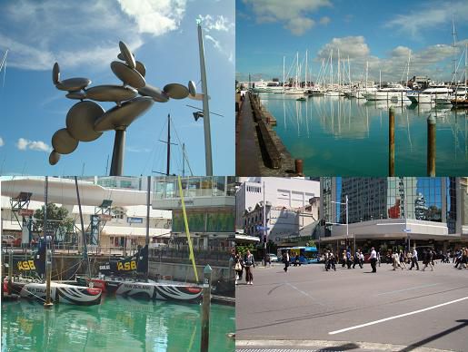 Kunst – Yachthafen – NZ Sailing – Fussgänger gehen quer