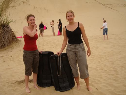 Danach war so ziemlich alles voller Sand