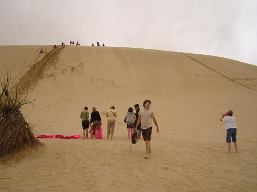Die hohe Schlittelsanddüne