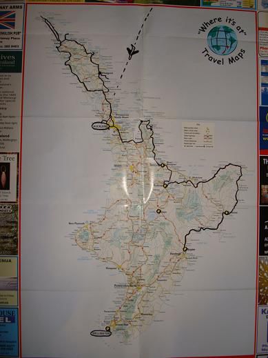 Tauranga, Rotorua, Gisborne und Napier
