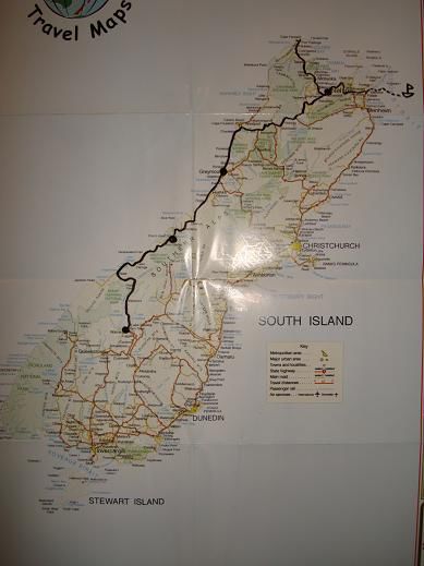 Nelson – Greymouth – Franz Josef - Wanaka