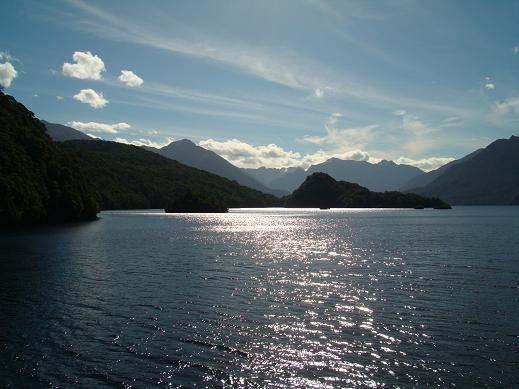 „Lake Te Anau“ in der Abendstimmung