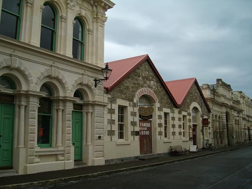 Stillgelegte Gegend in Oamaru