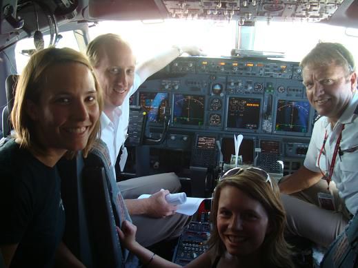 Zwei sehr freundliche Piloten!