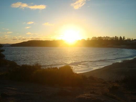 Australien vewöhnt uns mit traumhaft schönen Sonnenuntergängen