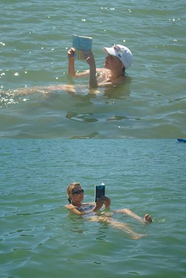 Im „Pool of Siloam“ kann man sehr gut lesen