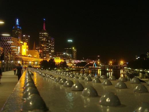 beautiful Melbourne by night