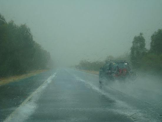 Nicht gerade das gewünschte Wetter 