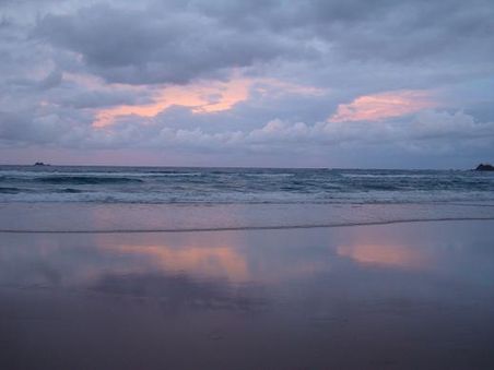 Abschied von Byron Bay bei eher durchzogenem Wetter