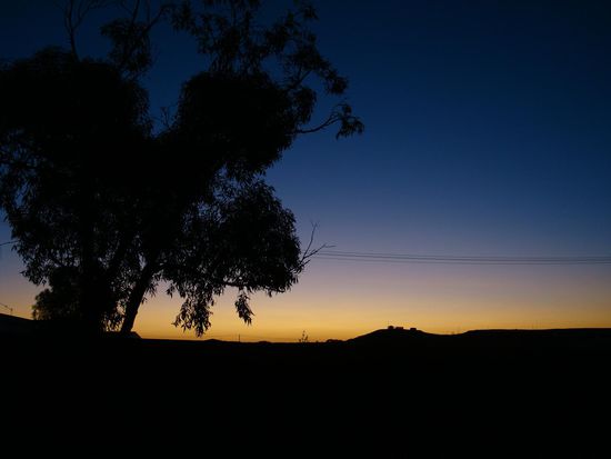“Coober Pedy in the evening.”