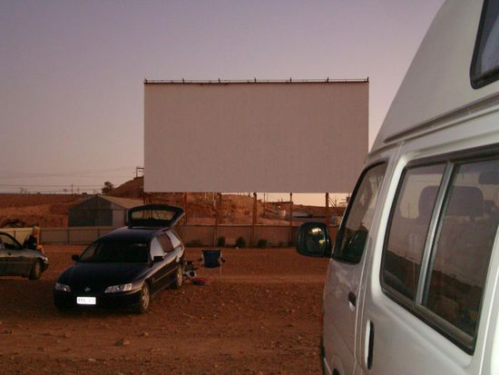 „Drive in cinema“ in Coober Pedy