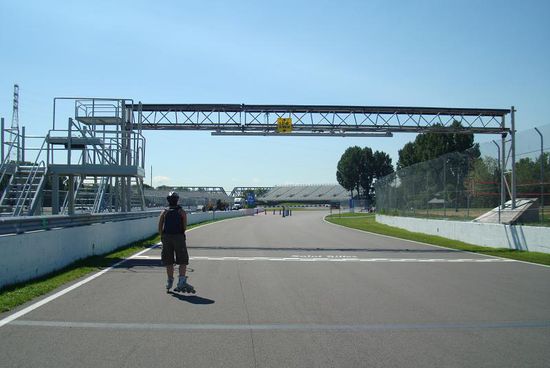 Maria's Start von der Pole Position