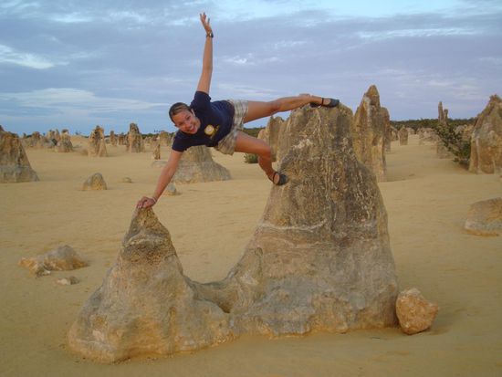 Maria braucht ab und zu ein bisschen Sport 