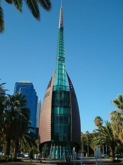 „Swan Bell Tower“ 
– eines der grösstes Instrumente der Welt