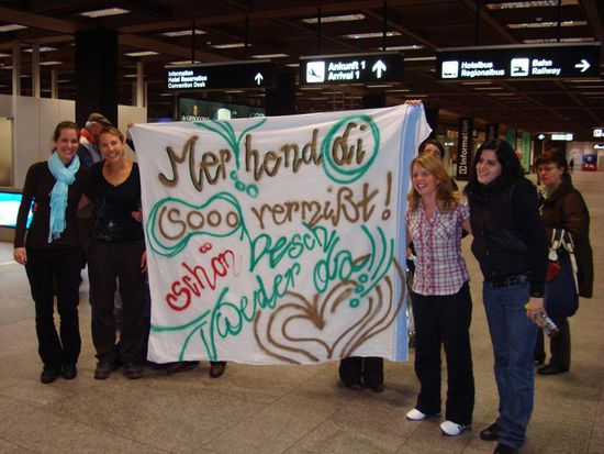 Danke für die herzliche Begrüssung