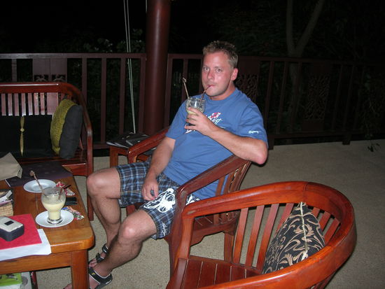 Relaxed nach der ausgiebigen Massage...