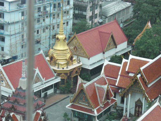 Hotelzimmer im 11. Stock mit Tempelblick