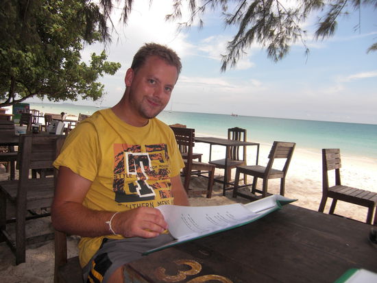 Jep's Restaurant - ca. 500 Meter suedlich von White Sand Beach. Eines der besten Currys am ganzen Strand.