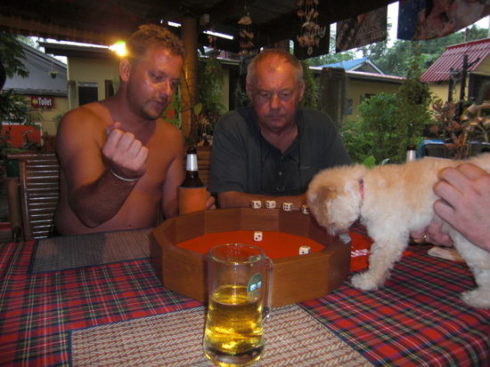 Wuerfelspiel mit Wachhund...