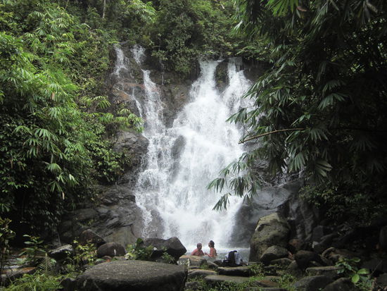 Einer von vielen Wasserfaellen, andere wollen wir morgen gemeinsam erkunden.