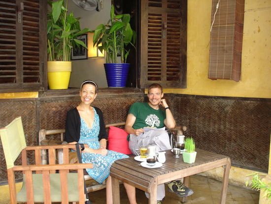 Hier koennte ich stundenlang sitzen und einen Banana Pancake nach dem anderen essen