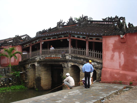 Die Japanische Bruecke in Hoi An.