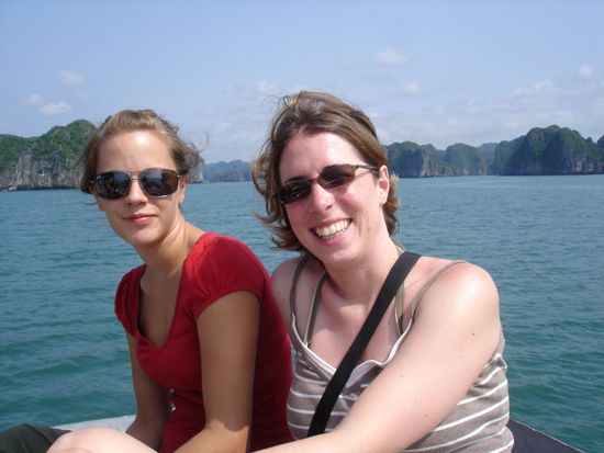 Claudia und ich beim Insiderwissen austauschen.