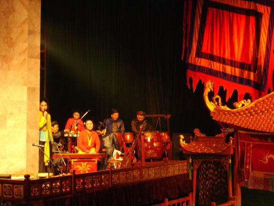 Die "Band" im Wasserpuppentheater