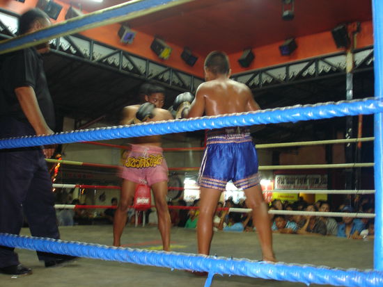 Thaiboxen in CHiang Mai.