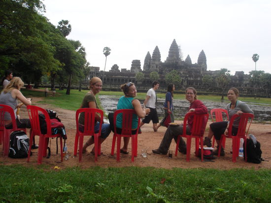 Eine bessere Aussicht beim Fruehstueck gibt es nicht