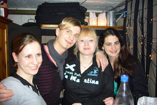 Thorsten als Hahn im Korb...