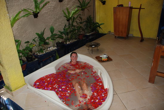 Unser SPA-Tag anstatt Tempel Sightseeing. Ich wuerde sagen ein sehr guter Tausch.