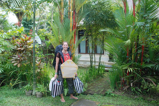 Jaaaaaaaaaaaaa, so verrueckt bin ich tatsaechlich. Mit dem Kram bin ich schon aus Lombok gekommen.