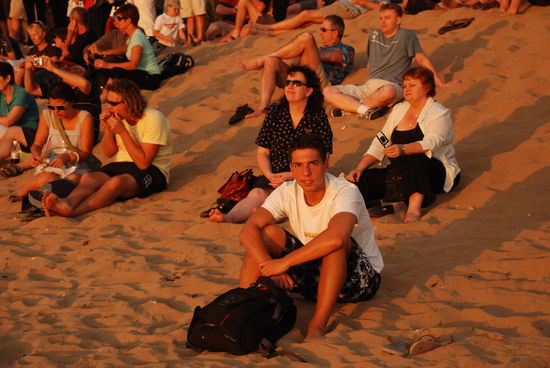 Kaum im englischsprachigen Land und schon mit Deutschen unterwegs...