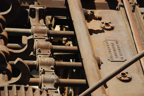 Auch rostige Maschienen koennen schoen sein.