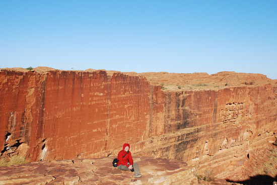 Da sieht man nicht nur klein aus, da fuehlt man sich auch so.