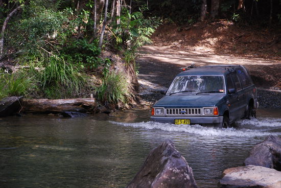 Unsere Amy hat uns brav durch jeden noch so tiefen Fluss gebracht.