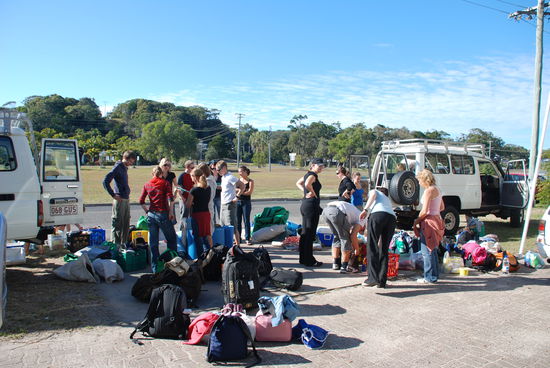 Wie und das soll alles in diesen kleinen Wagen???