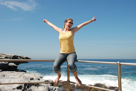 Bienchen happy am Bondi Beach