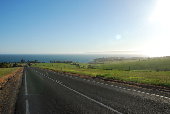 Gaaaaaaanz in der Ferne das Festland (wie klein Aussi doch ist